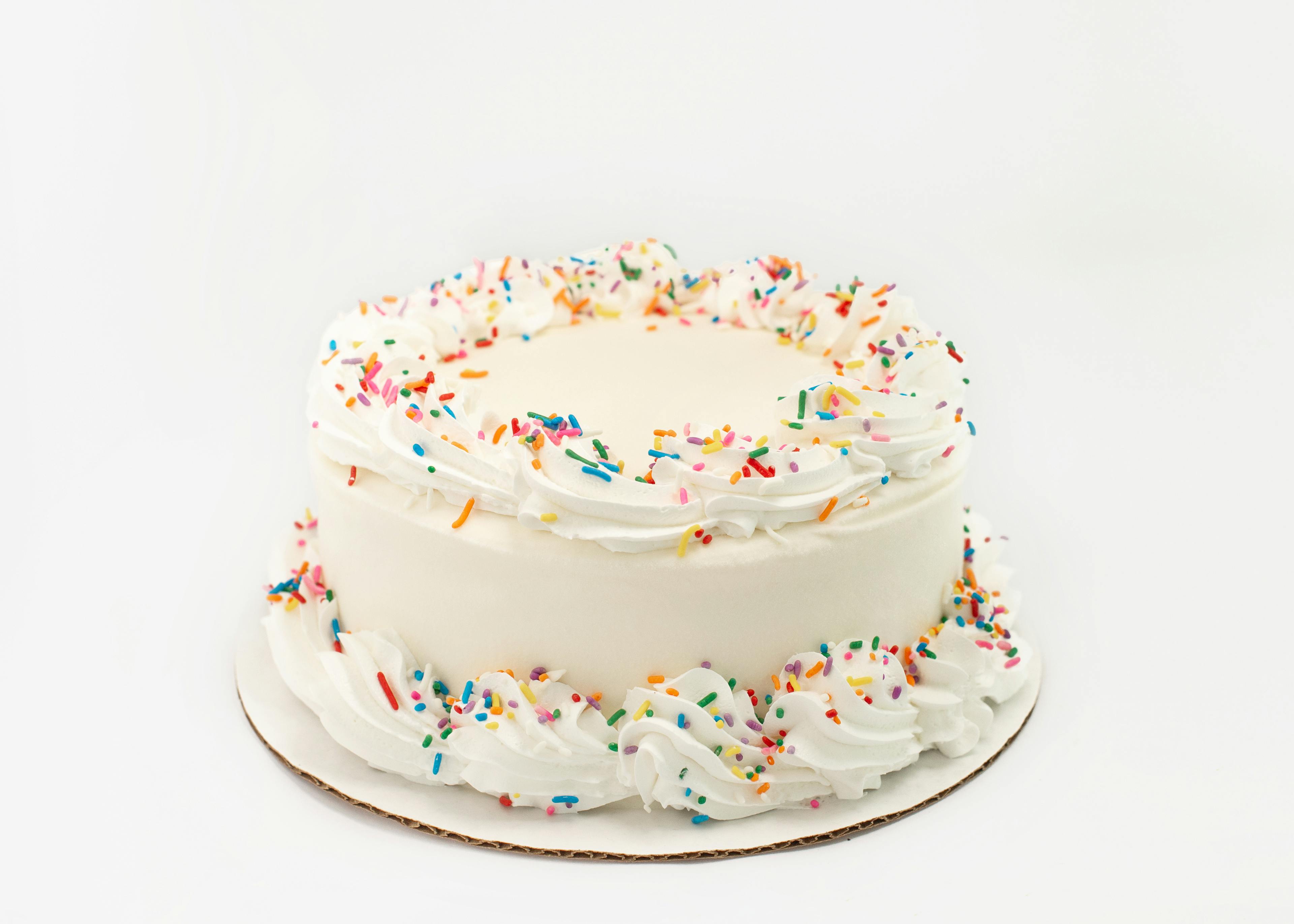 Ice Cream Cake (Vanilla) scoop
