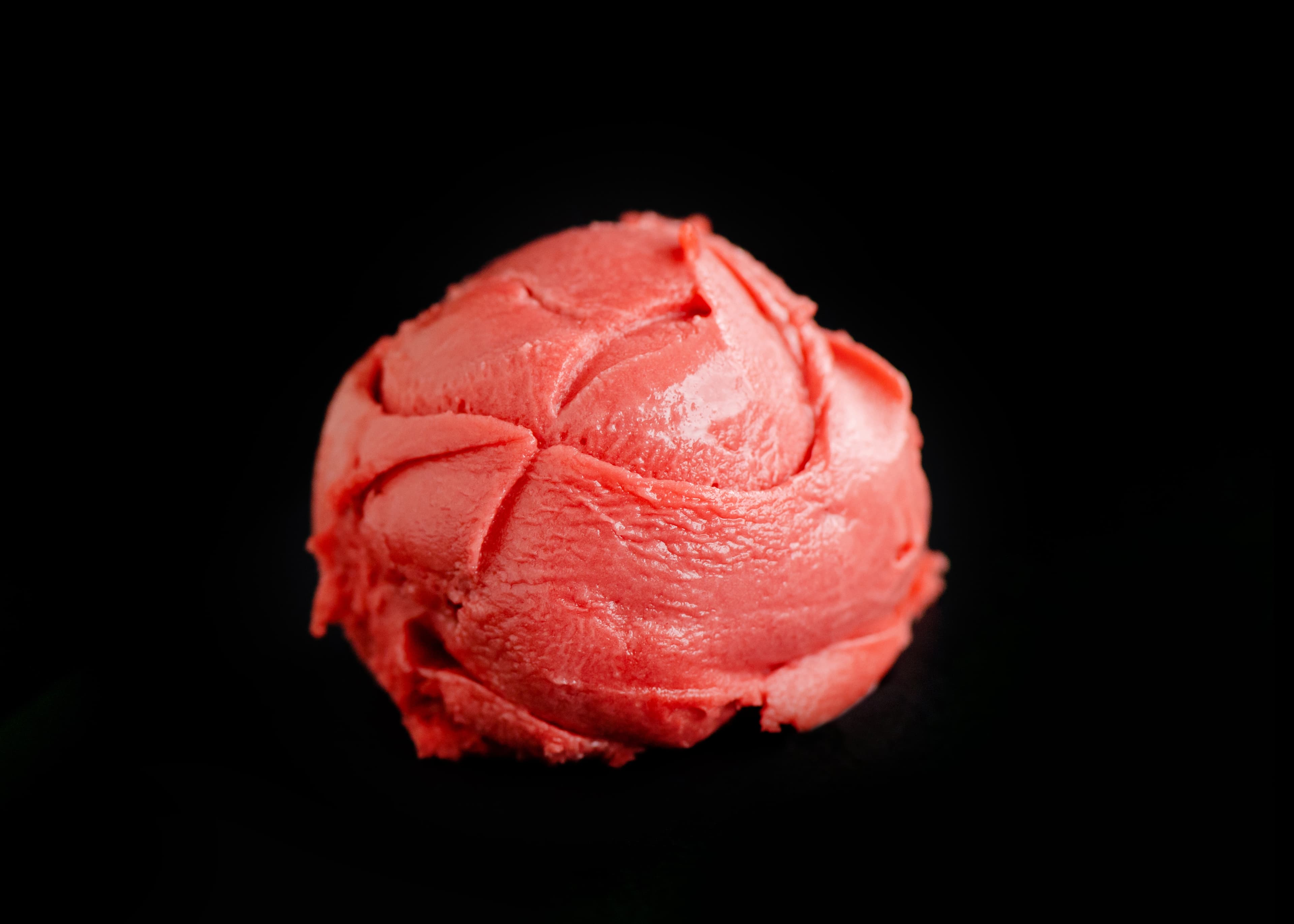 Raspberry Sorbet scoop