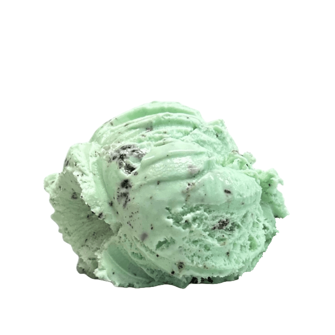 Mint Cookies and Cream scoop